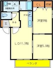 TOMORROW・COURT A・Bの間取り画像