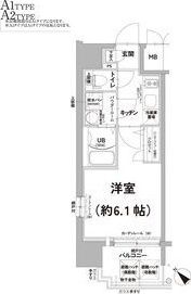 エスリード天王寺町北の間取り画像
