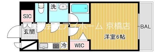 レオンコンフォート都島IIの間取り画像