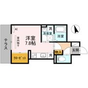 セジュールたまでの間取り画像