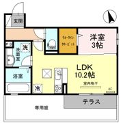 ハピネスコートの間取り画像
