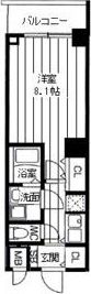 ウィルテラスなんば南（旧サムティナンバ南）の間取り画像