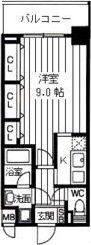 ウィルテラスなんば南（旧サムティナンバ南）の間取り画像