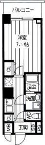 ウィルテラスなんば南(旧サムティナンバ南)の間取り画像