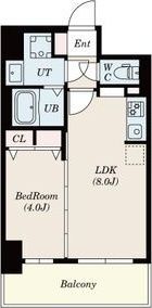 La Douceur谷町の間取り画像