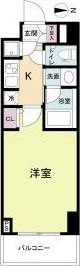 QCフラット北堀江の間取り画像