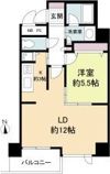 クロスレジデンス大阪新町(旧ベルファース大阪新町)の間取り画像