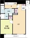 RIDGE北堀江(旧ルクレ北堀江)の間取り画像