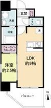 アドバンス難波ラシュレの間取り画像