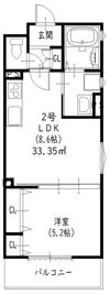 ラモーナ北条IIの間取り画像