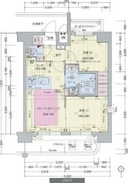 プレサンス天満橋アンジェの間取り画像