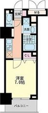 ハビテ靱センターコートの間取り画像