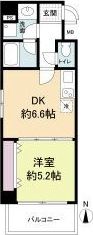 フレンシアノイエ内本町(旧ラクラス内本町)の間取り画像