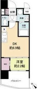 セレニテ阿波座ミラクの間取り画像