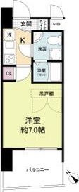 セレニテ阿波座ミラクの間取り画像