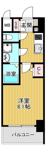 ファーストフィオーレ京橋ノワールの間取り画像
