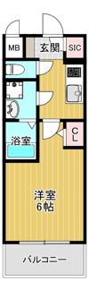 ファーストフィオーレ京橋ノワールの間取り画像