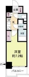 セレニテ心斎橋グランデの間取り画像