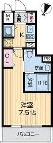 グランルージュ中之島南の間取り画像