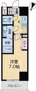 グランルージュ中之島南の間取り画像