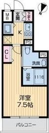 グランルージュ中之島南の間取り画像