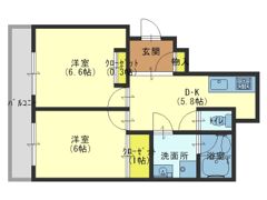 森ノ宮光栄マンションの間取り画像