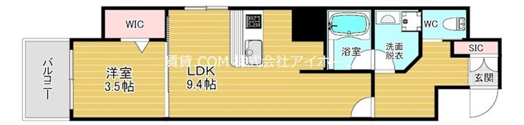 iCube森ノ宮の間取り画像