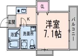 ブルービー玉造の間取り画像