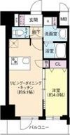 Dimus新大阪の間取り画像