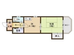 玉造末広ビルの間取り画像