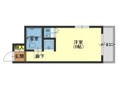 ライオンズマンション玉造の間取り画像