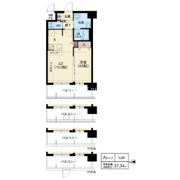 スプランディッド茨木天王の間取り画像