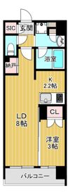 リビオレゾン南森町の間取り画像