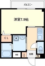 ラシーヌ天王寺の間取り画像