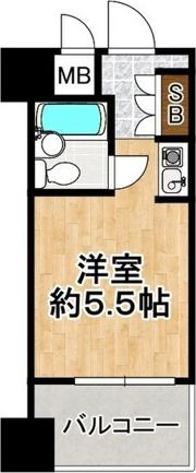 朝日プラザ天王寺パサージュの間取り画像