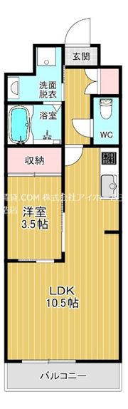 エグゼ今里の間取り画像