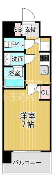La Douceur北巽の間取り画像