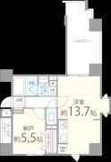 BROU上町台の間取り画像