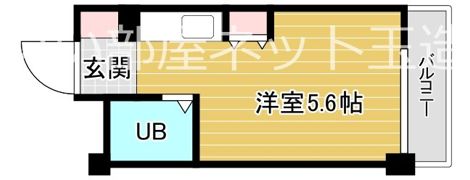 朝日プラザ桃谷パサージュの間取り画像