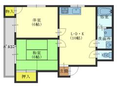 古賀マンションの間取り画像