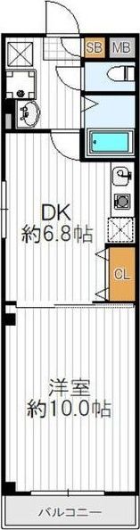 パーク巽東Iの間取り画像