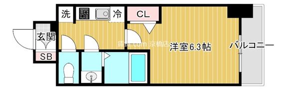 エスリード京橋グランツの間取り画像