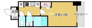 エスリード京橋グランツの間取り画像