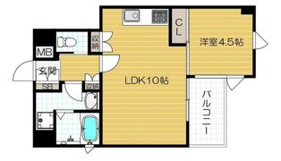 FLAT34-UESIOの間取り画像