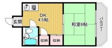 京橋マンションの間取り画像