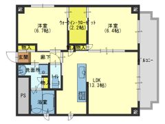 レジデンス・スエヒロ上本町の間取り画像