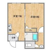 大宝新深江CTスクエアの間取り画像