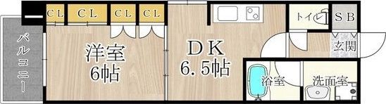 CITY SPIRE難波WESTの間取り画像