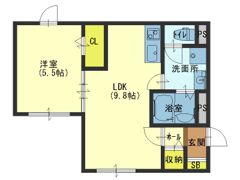 リアライズ深江南の間取り画像