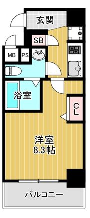 GRACE NORTH NISHITEMMAの間取り画像